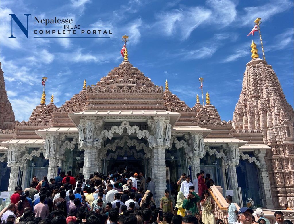 Visiting BAPS Hindu Temple