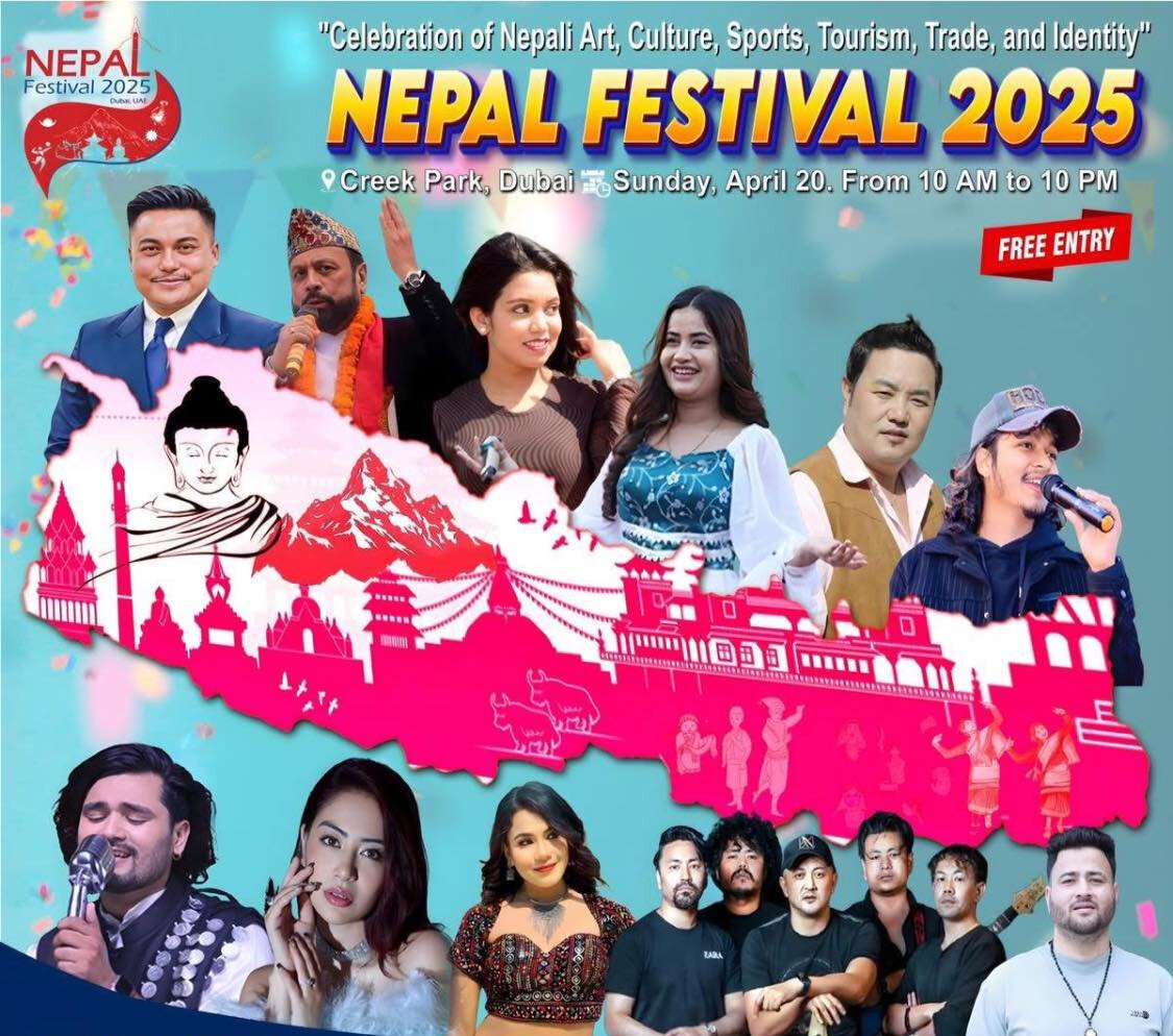 Nepal Festival 2025, Dubai, UAE: A Grand Celebration of Nepali Art, Culture, Sports, Tourism, Trade, and Identity
