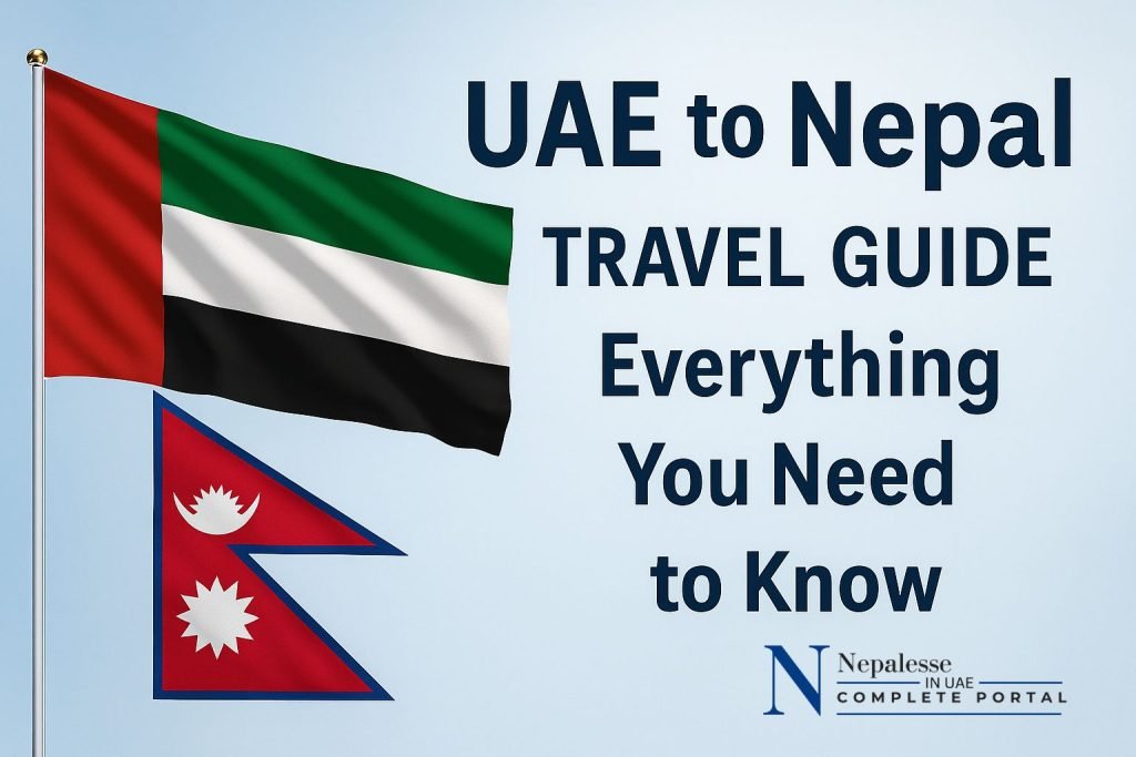 UAE to Nepal Travel Guide – Everything You Need to Know