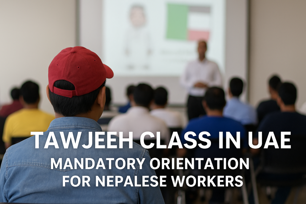 Tawjeeh Class in UAE: Everything You Need to Know – A Guide for Nepalese Workers