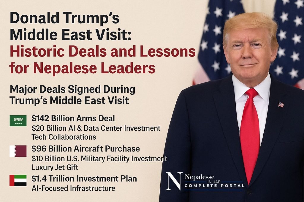 Donald Trump’s Middle East Visit: Historic Deals and Lessons for Nepalese Leaders