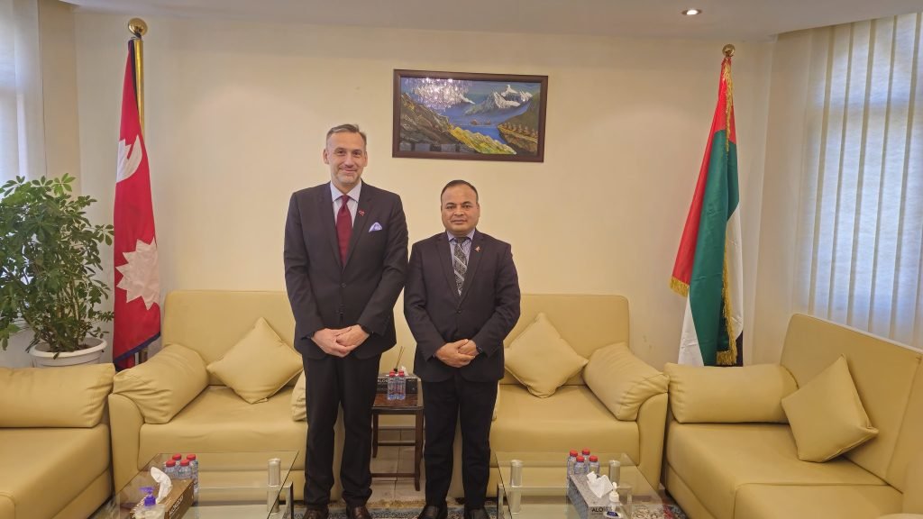 Senior Director of Etisalat (e&) International Calls on Nepal Ambassador