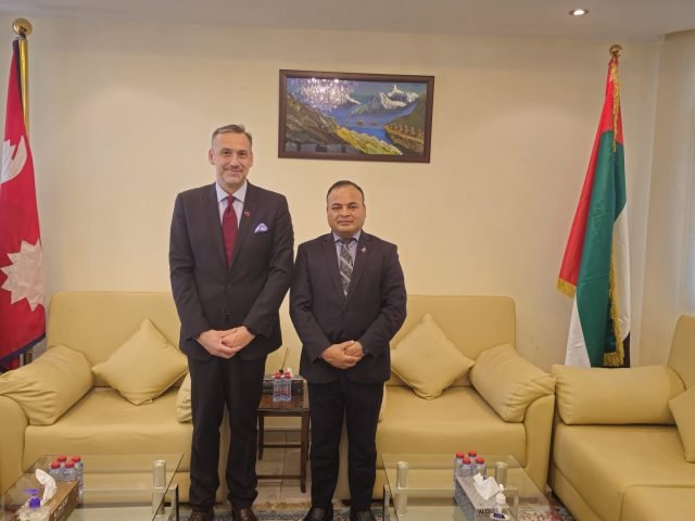Senior Director of Etisalat (e&) International Calls on Nepal Ambassador