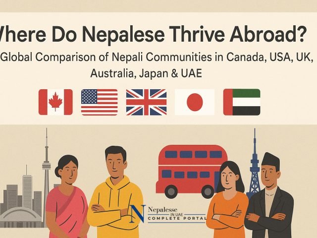Where Do Nepalese Thrive Abroad? A Global Comparison of Nepali Communities in Canada, USA, UK, Australia, Japan & UAE