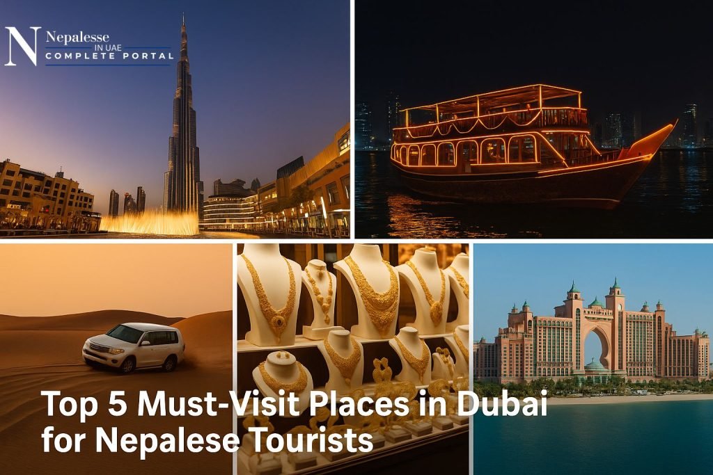 Top 5 Must-Visit Places in Dubai for Nepalese Tourists