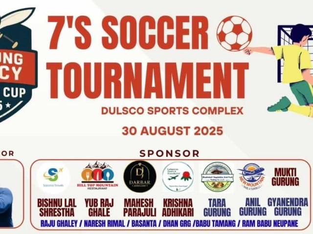 Lamjung Legacy Legends Cup 2025: 7’s Soccer Tournament Set to Kick Off in Dubai
