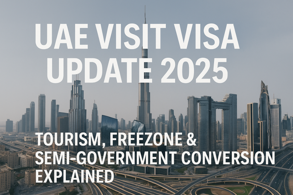 UAE Visit Visa Update 2025 for Nepalese: For Tourism, Business & Seminar Purposes Only