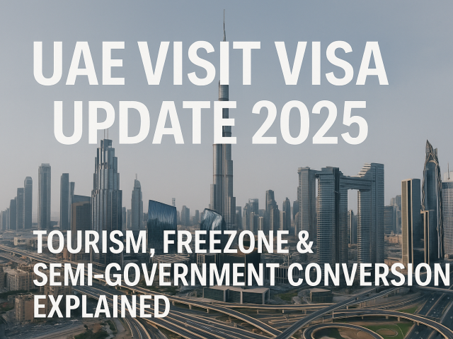 UAE Visit Visa Update 2025 for Nepalese: For Tourism, Business & Seminar Purposes Only