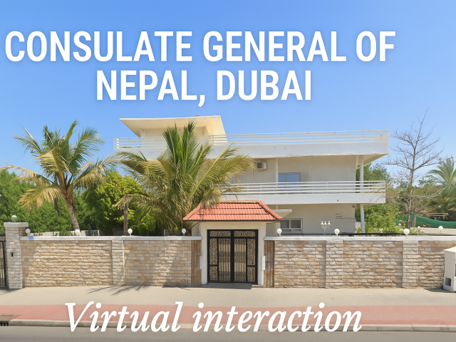 Consulate General of Nepal in Dubai to Host Virtual Interaction with Nepali Students in UAE