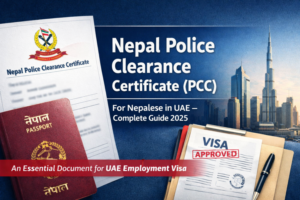 Nepal Police Clearance Certificate (PCC) for Nepalese in UAE – Complete Guide 2026