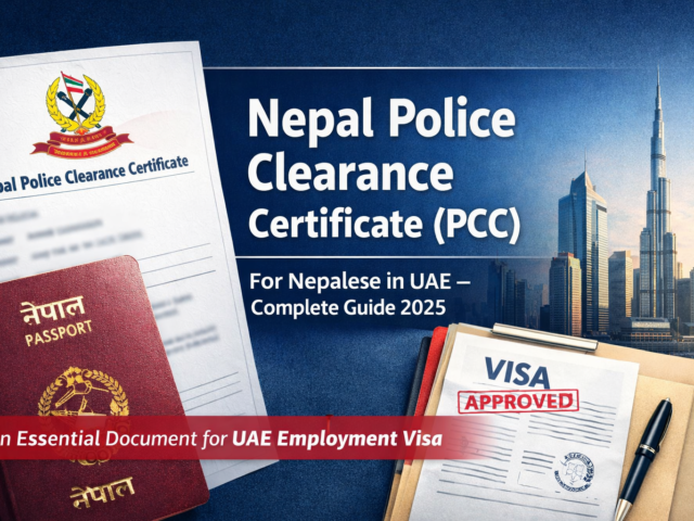 Nepal Police Clearance Certificate (PCC) for Nepalese in UAE – Complete Guide 2026